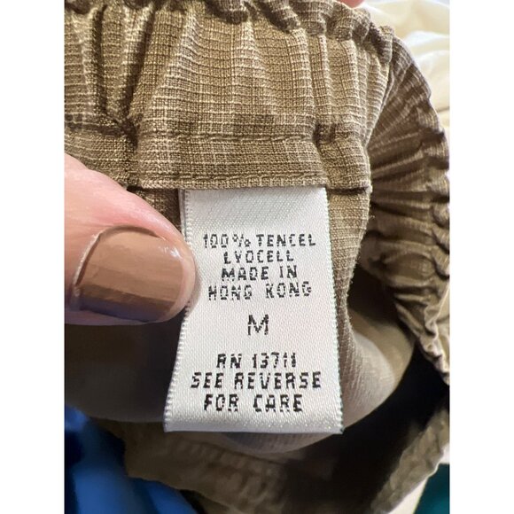 Valerie Stevens Womens Brown Tencel Midi Skirt M Boho Lagenlook - Picture 3 of 9